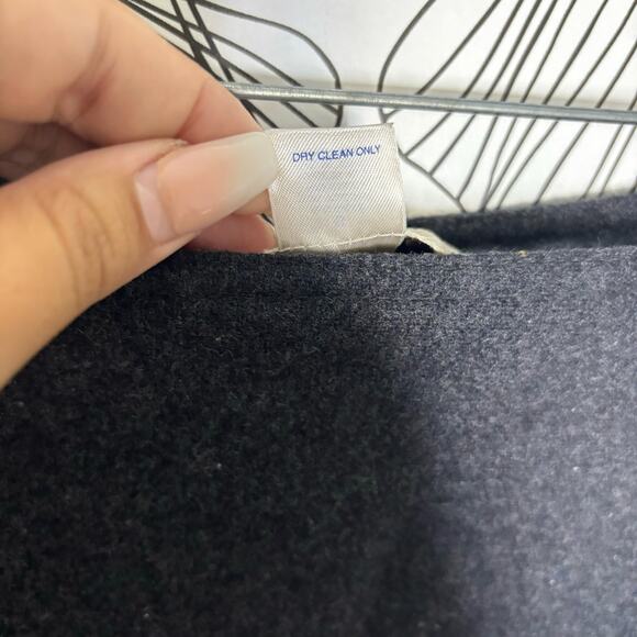 Austin Clothing Company Womens Gray Wool Blend Midi Wrap Skirt Fringe Size Small - Picture 6 of 7